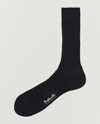 Pantherella Vale Cotton Socks Dark Grey