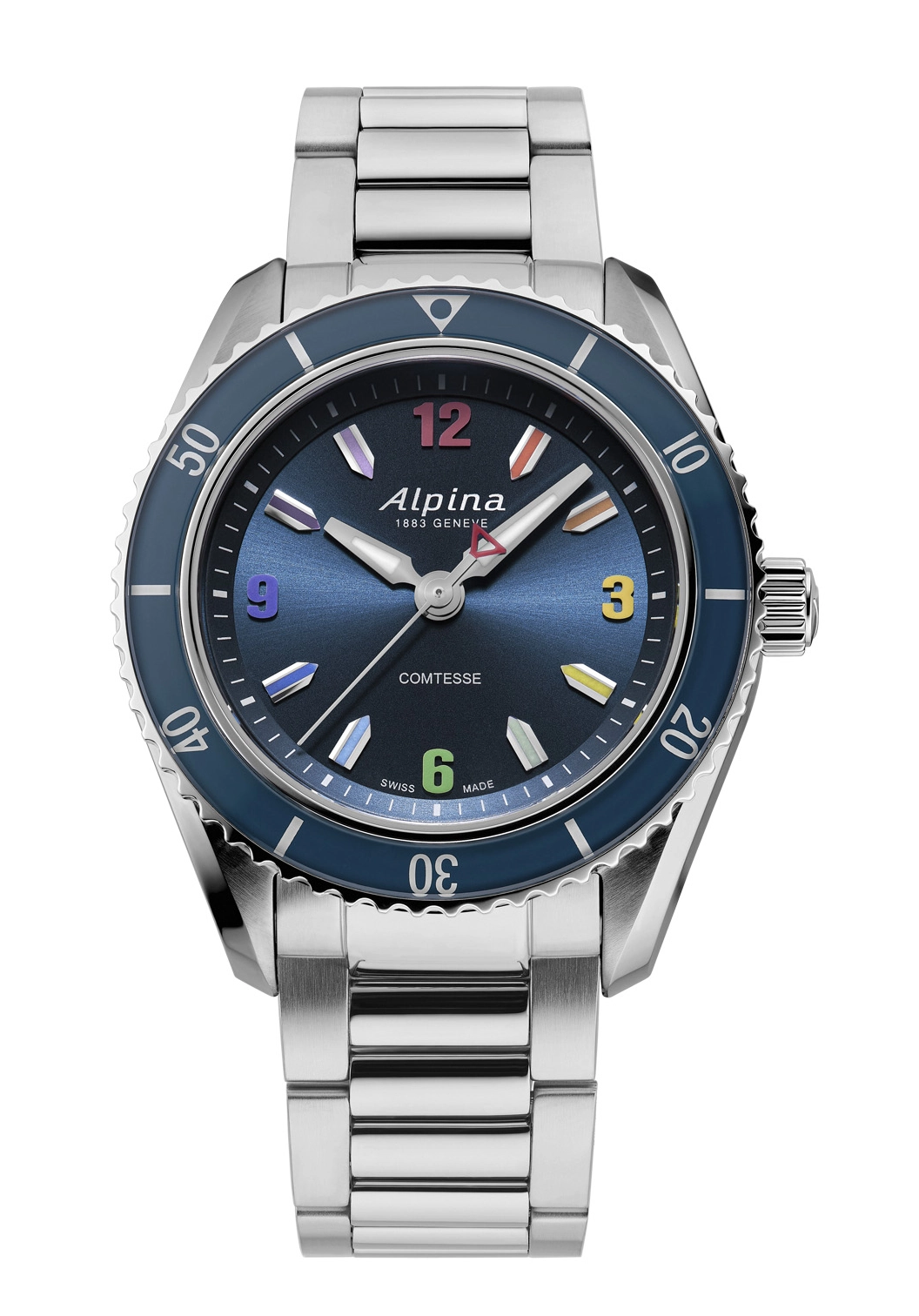 Alpina Comtesse Rainbow Damenuhr AL-235NRB3C6B