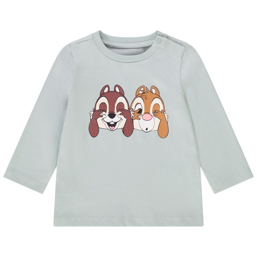 T-shirt manches longues en jersey Tic & Tac pour bébé garçon - Vert