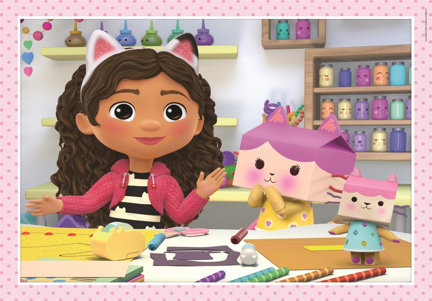 Clementoni - Gabby's Dollhouse - 4 in 1 Puzzle (21524)
