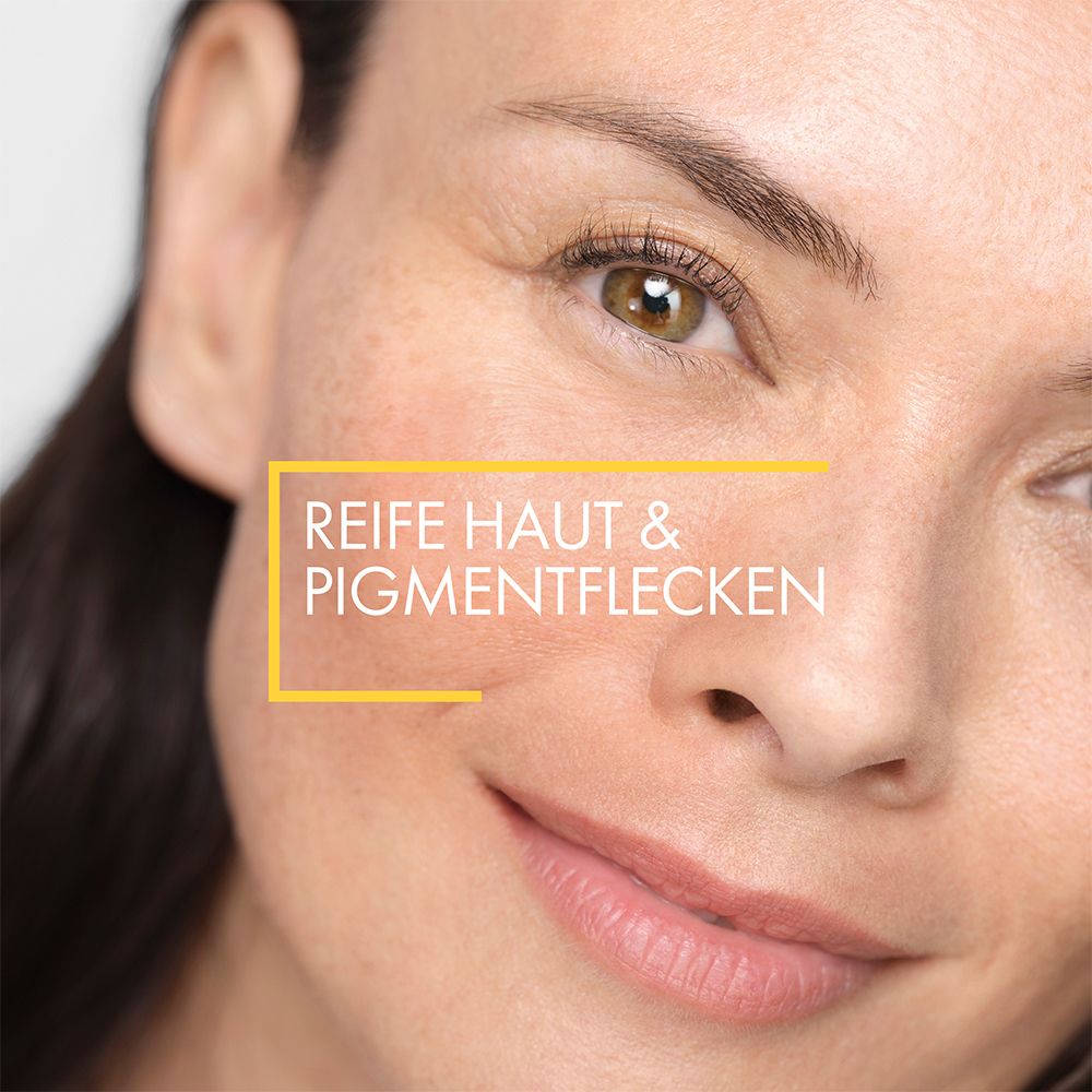 Vichy Neovadiol Straffende Anti-Pigmentflecken Creme LSF 50 mit 3-facher Anti-Aging-Wirkung und dem höchsten Lichtschutzfaktor 50.
