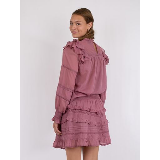 Neo Noir Donna S Voile Nederdel, Evening Rose, 40