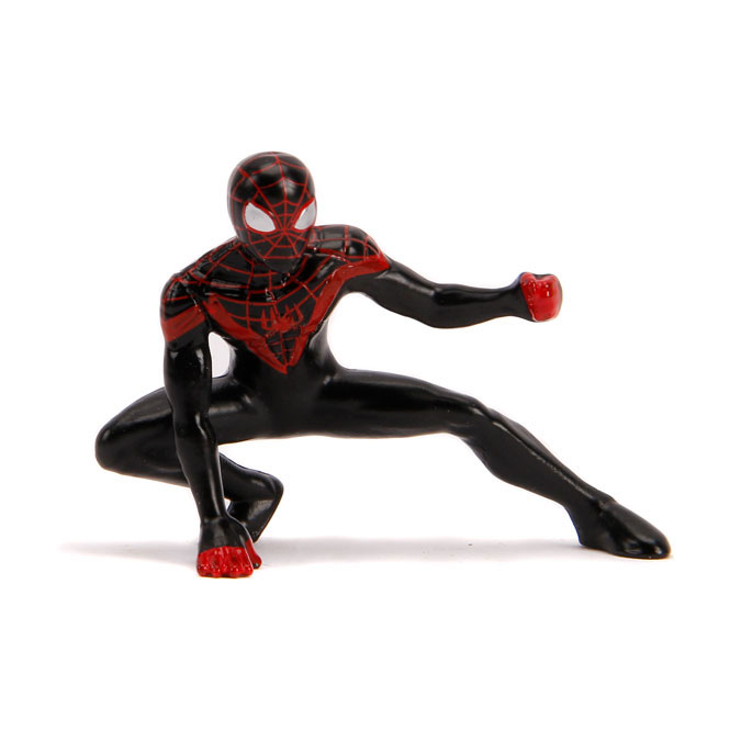 Jada Marvel Miles Morales Spiderman met 2017 Ford GT Auto 1:24
