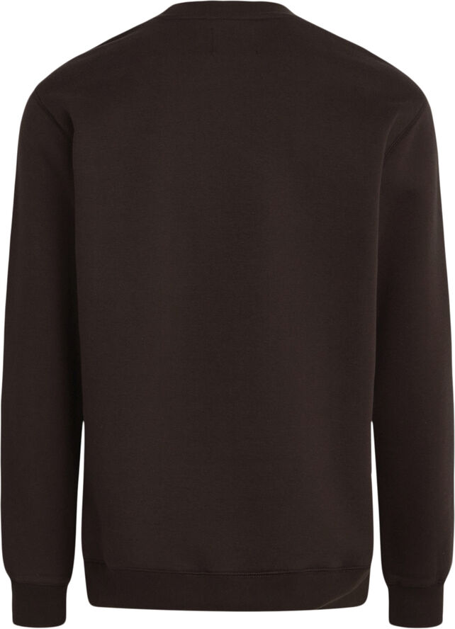 Mads Nørgaard - Copenhagen Standard Crew Logo Sweat Black coffee