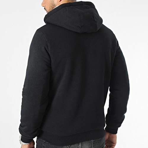 Veste Zippée Capuche Polaire 20715782 Noir