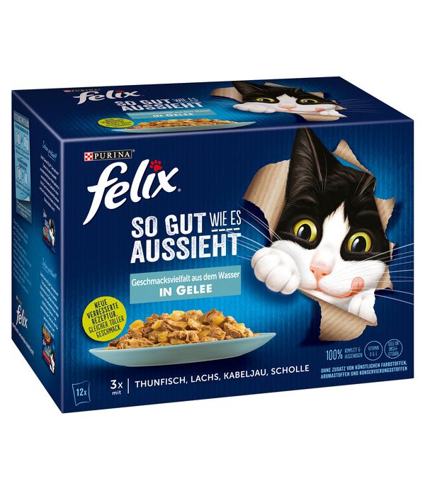 PURINA felix® Nassfutter für Katzen So gut
