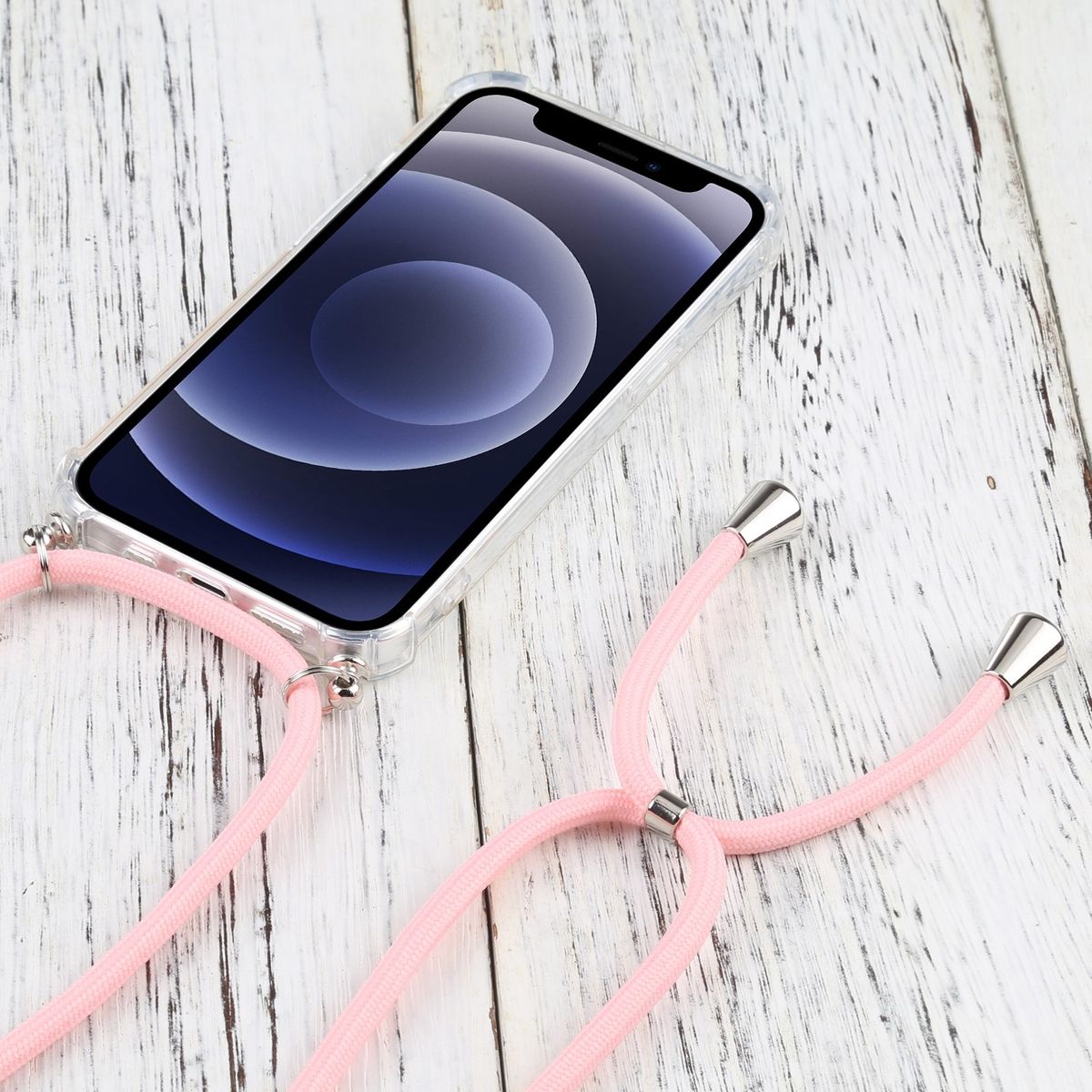 Hülle Handy Schutz für Apple iPhone 13 mini Case Cover Tasche Etuis Bumper Rosa