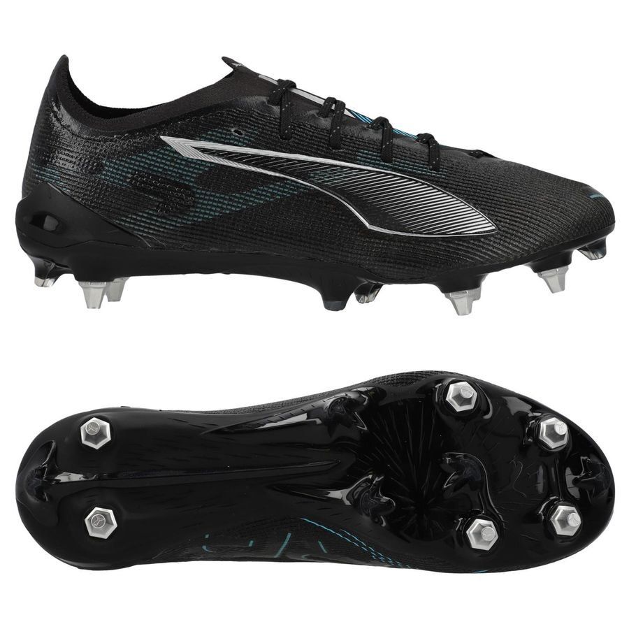 PUMA Ultra 5 Ultimate SG Eclipse - Noir/Argenté/BLeu