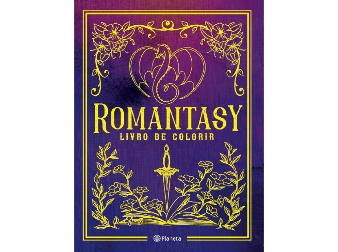 LIVRO ROMANTASY - LIVRO DE COLORIR