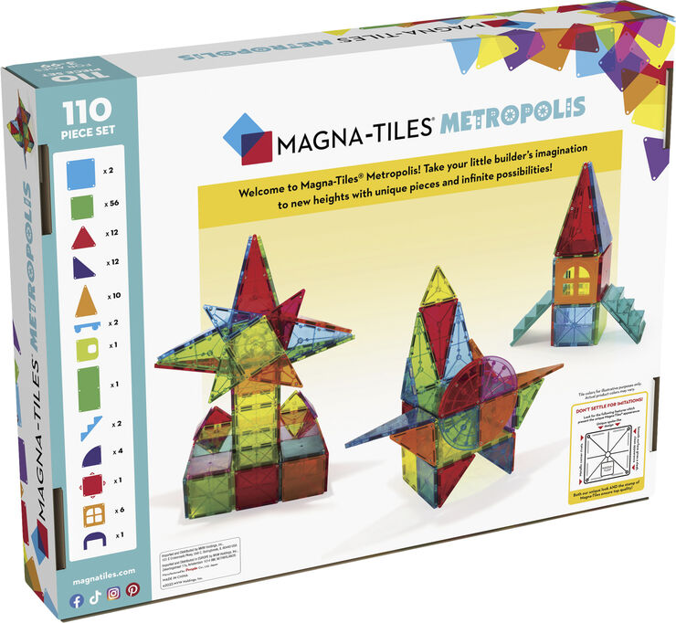 Magna-Tiles Magna-Tiles Metropolis 110dele
