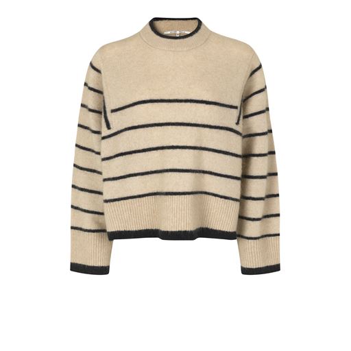 Second Female Laila Striktrøje, Oxford Tan, L