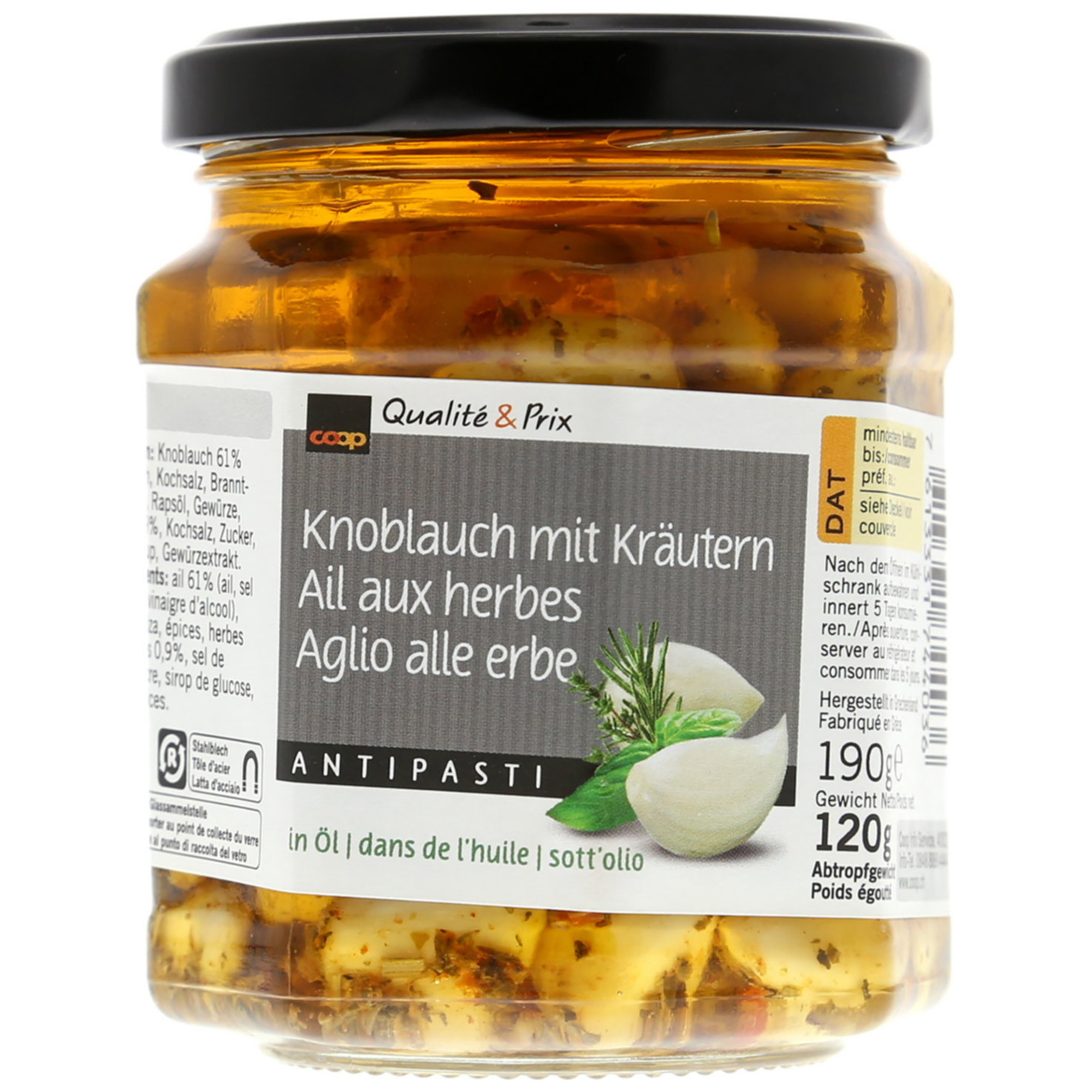 Knoblauch mit Kräuter