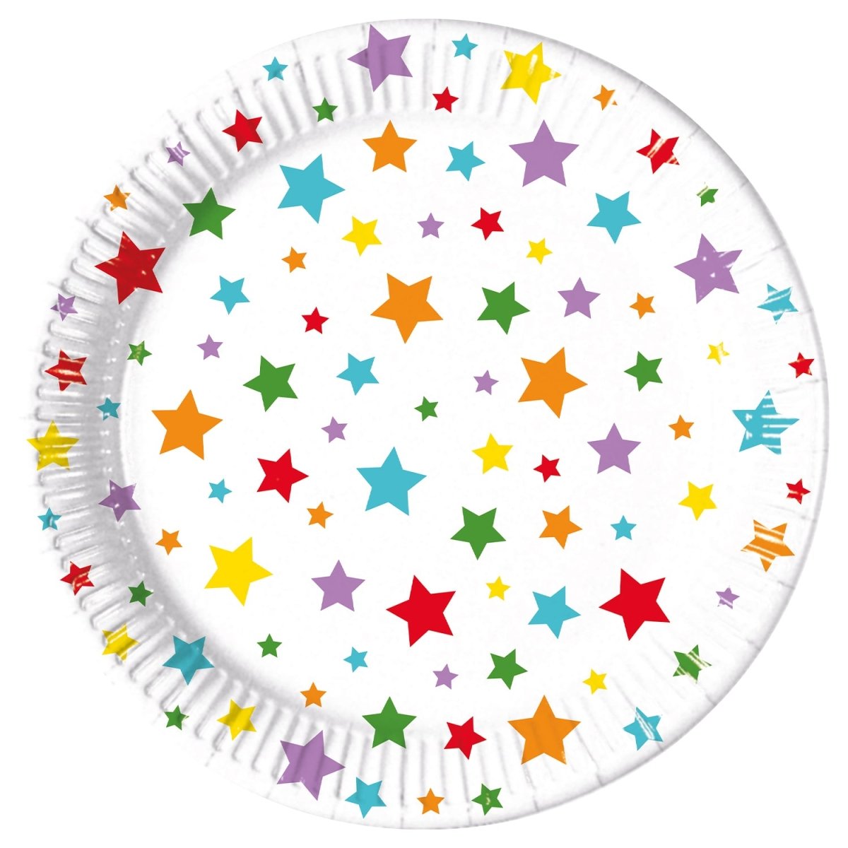 Ster Borden Gekleurd 23cm 8st