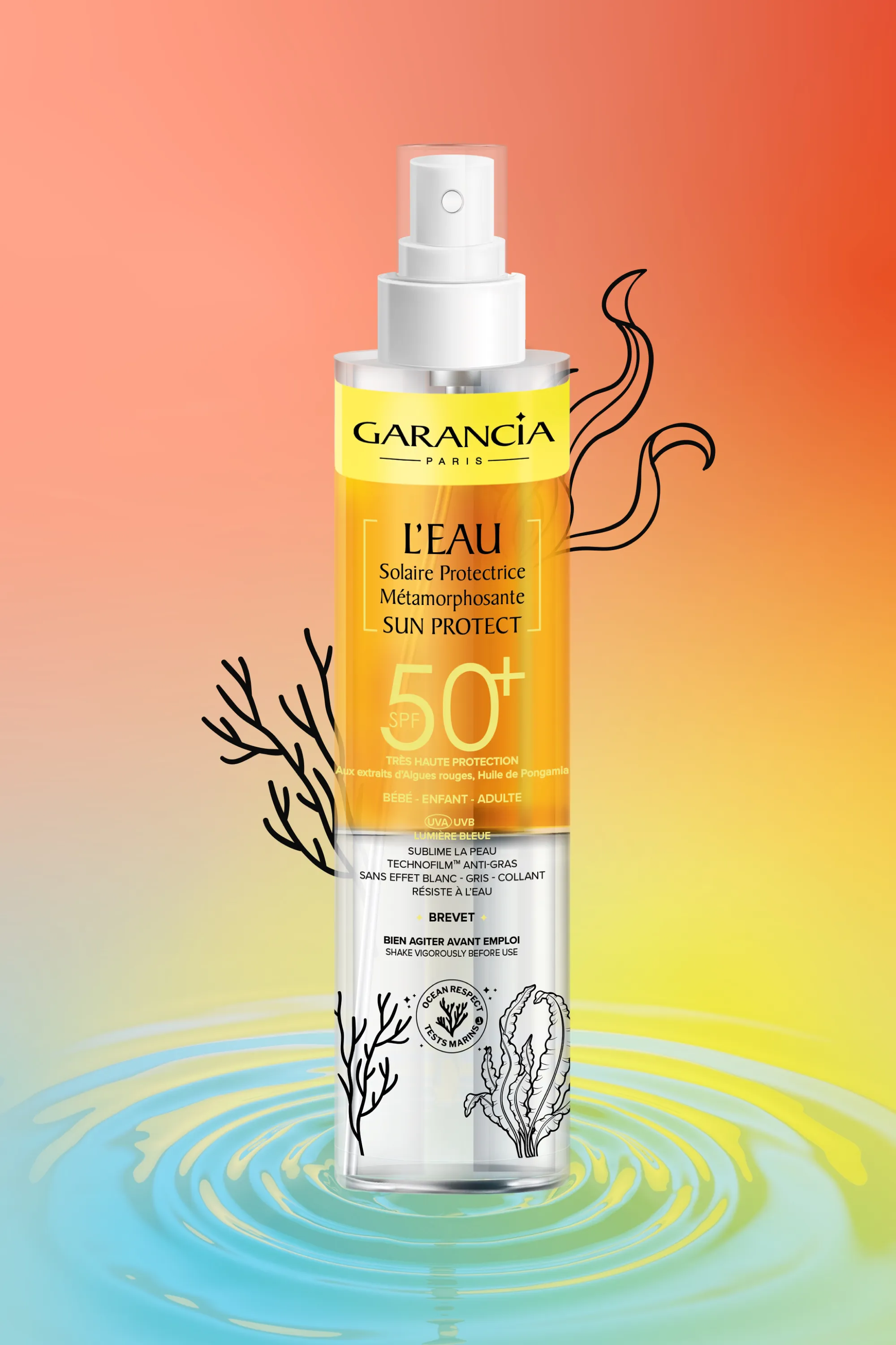 Garancia Duo solaire visage et corps SPF50+