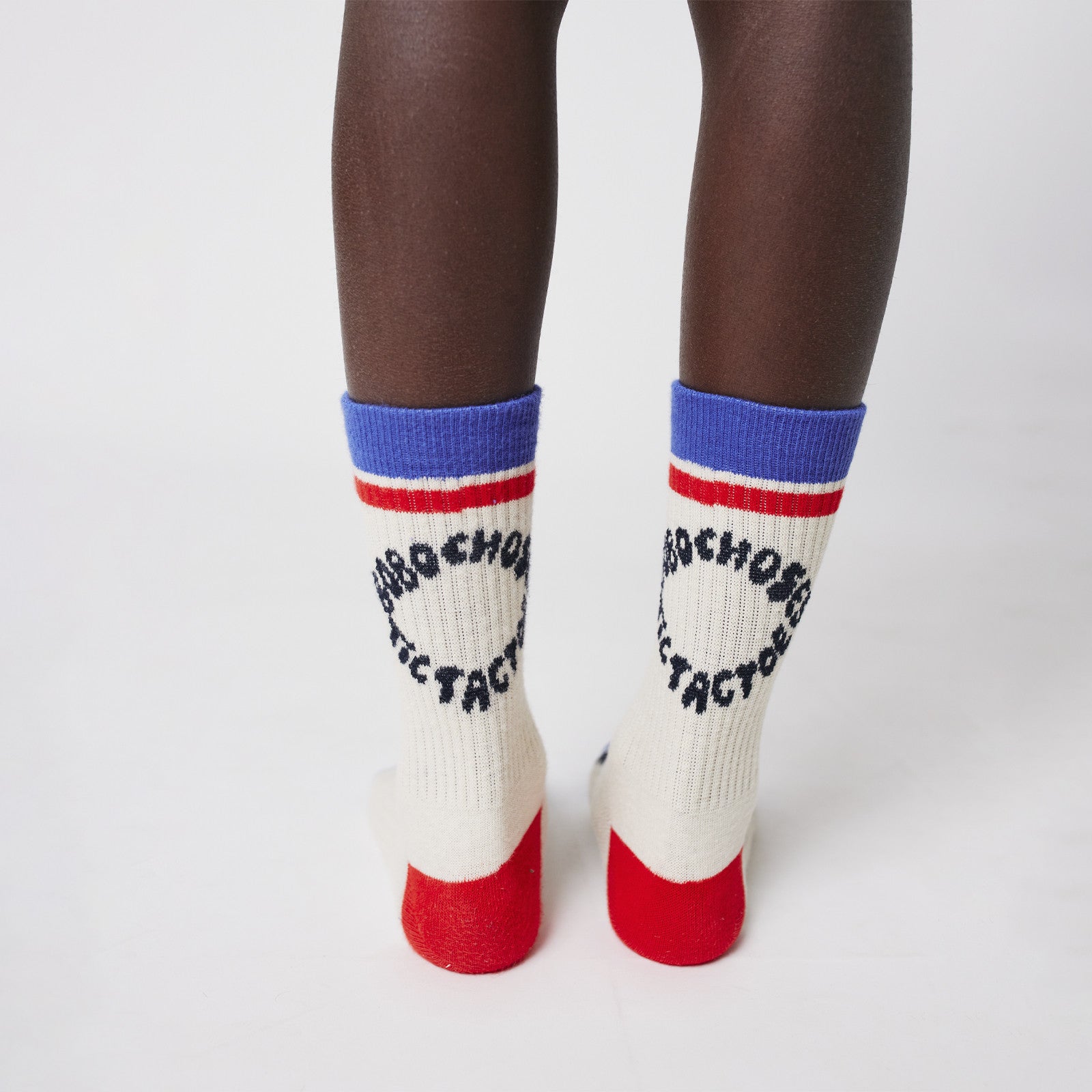 Socken Lang Tic Tac Toe Color Block Multicolor