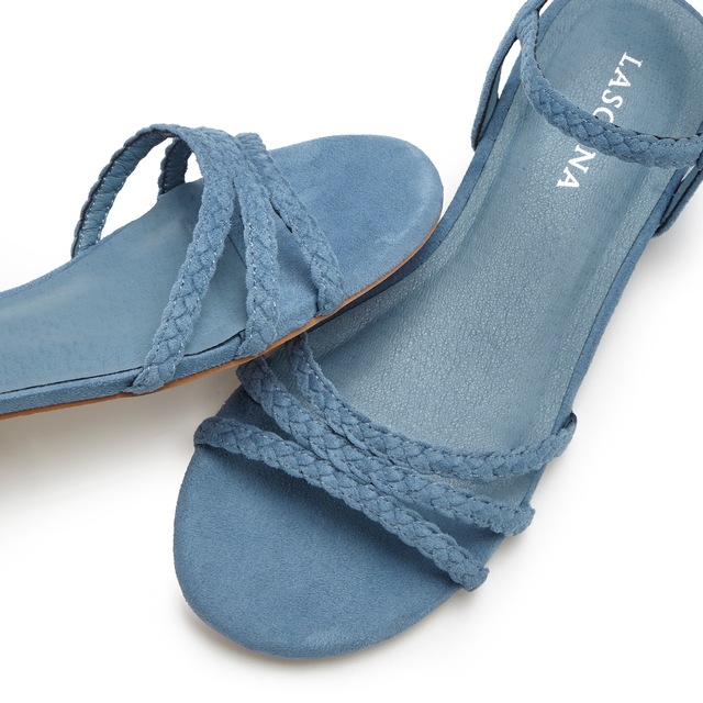 LASCANA Sandale »Sommerschuh«  Sandalette, Sommerschuh mit geflochtenen Riemchen VEGAN