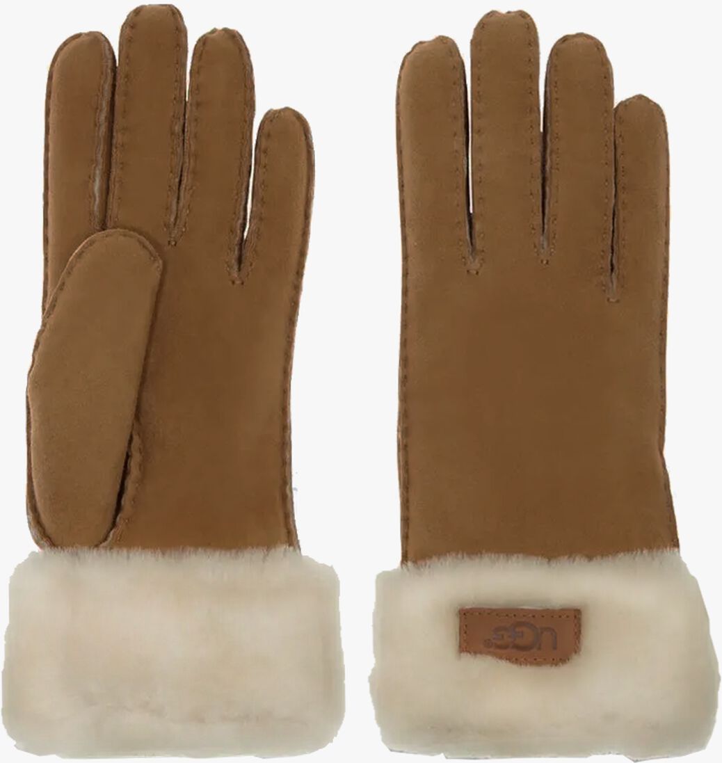 UGG cognac ugg handschoenen turn cuff glove