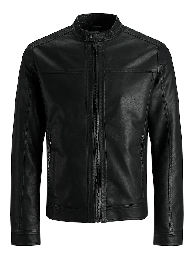 Jack & Jones Lederimitatjacke »JJEWARNER JACKET NOOS«