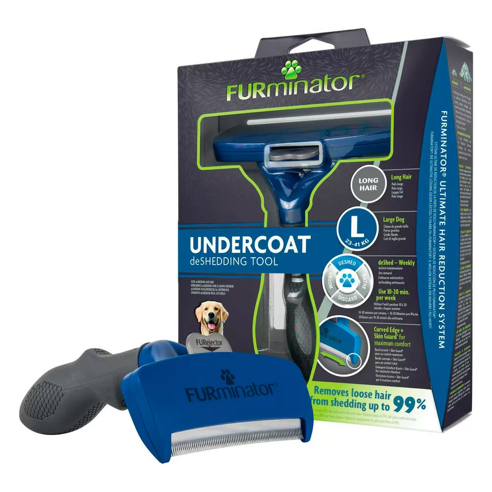FURminator til store hunde - langt hår