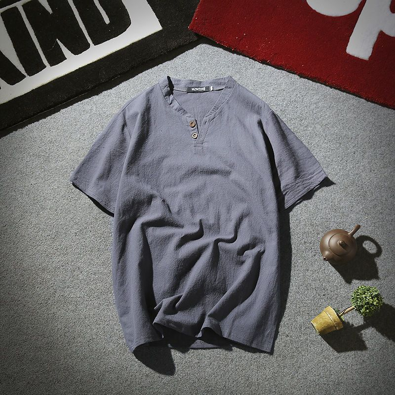 YIKES - Effen T-shirt met korte mouwen