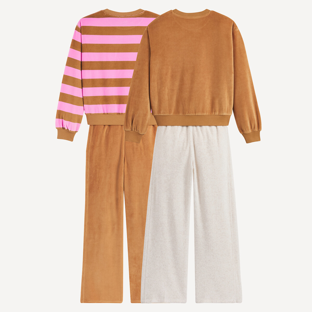 LA REDOUTE COLLECTIONS<br>Conjunto de 2 pijamas em fluweel