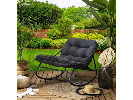 Fauteuil A Bascule Tenerife Anthracite