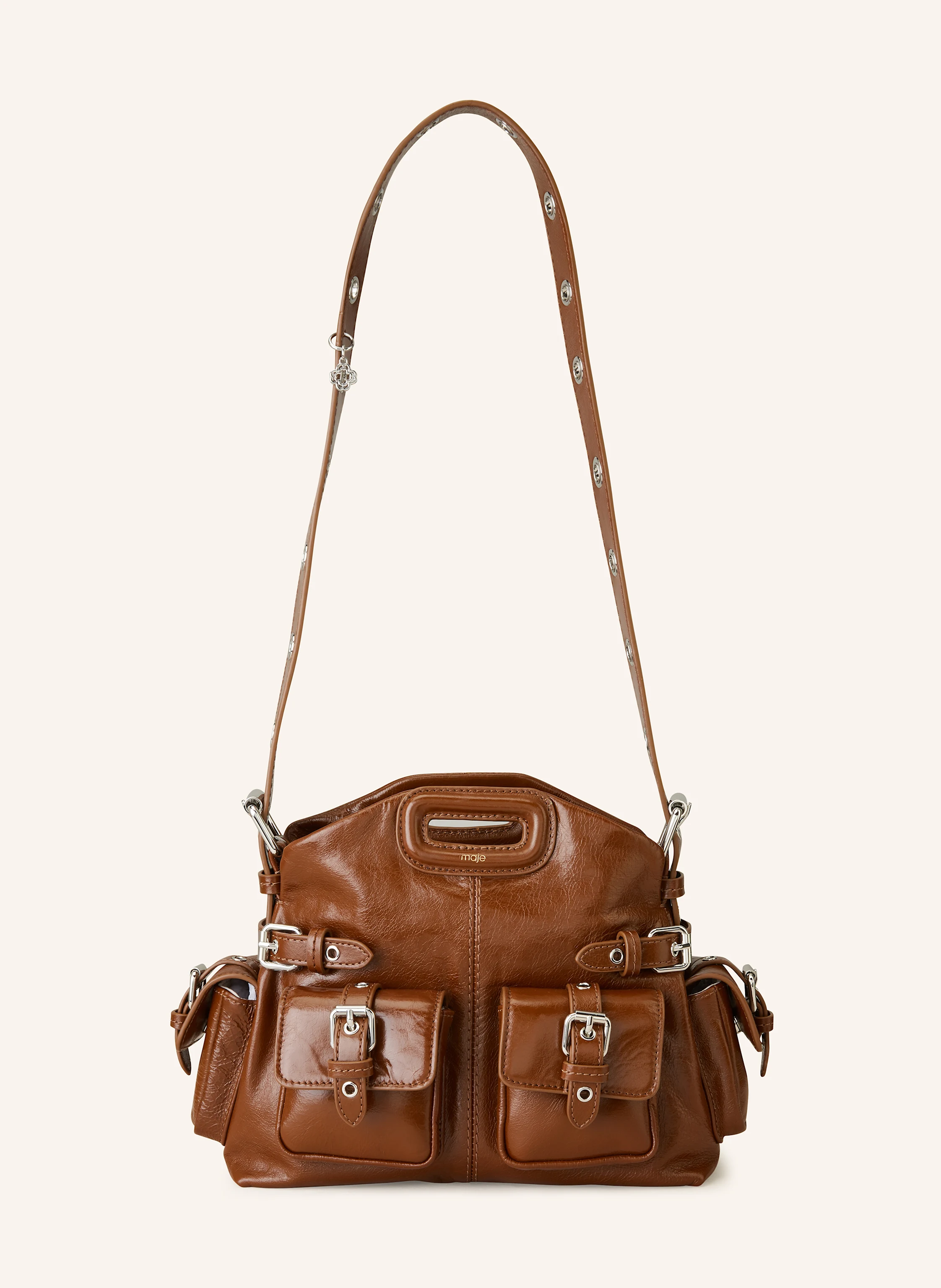 maje Schultertasche