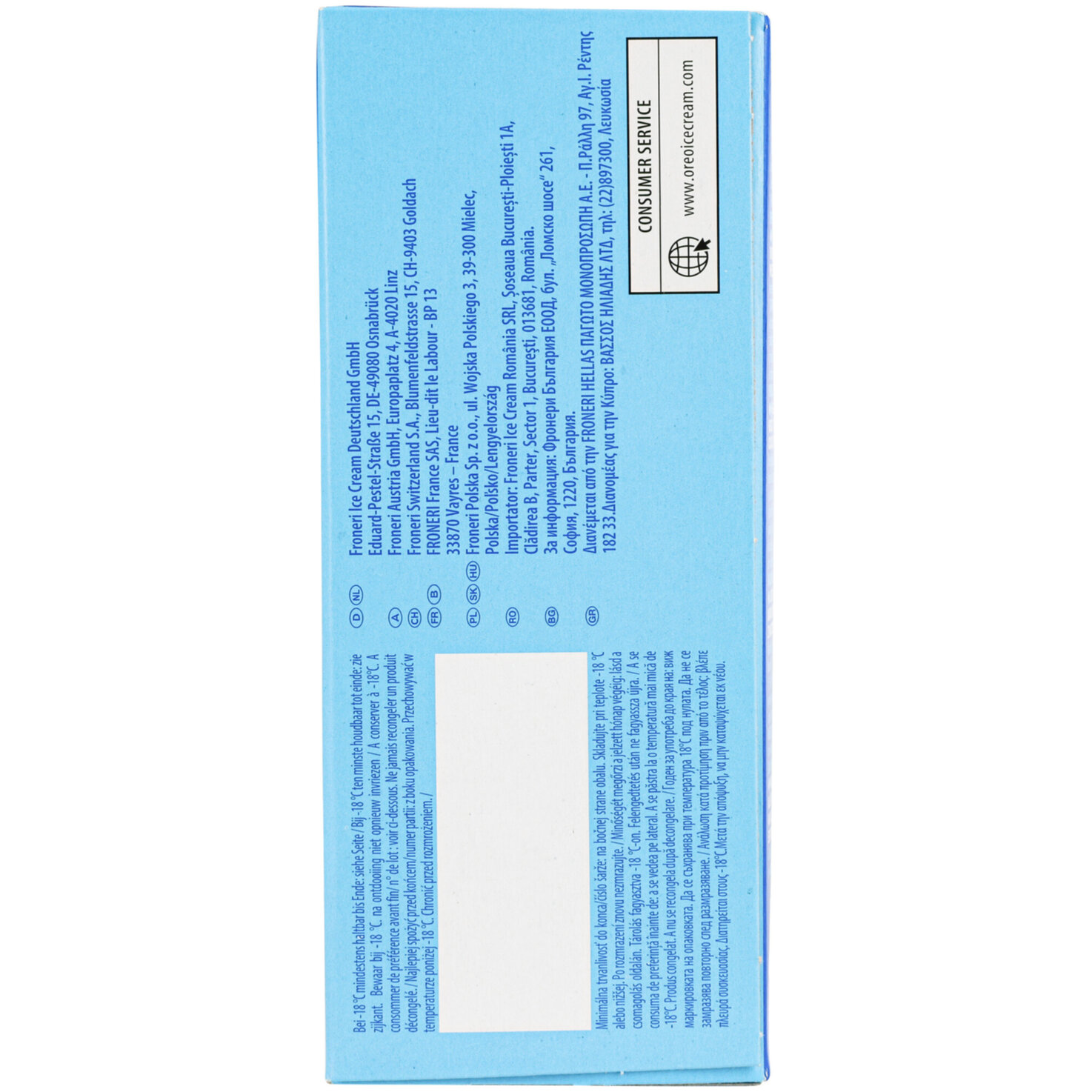 Oreo Ice Mini Sticks 6x50ml