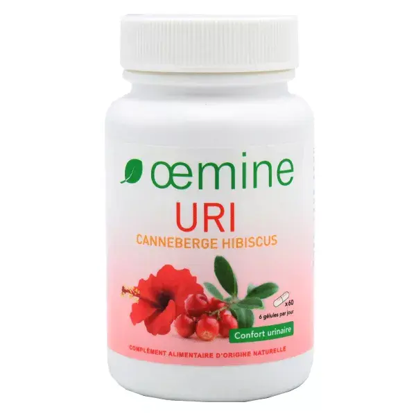 Oemine Urinary Comfort Uri Cranberry Hibiscus 60 cápsulas