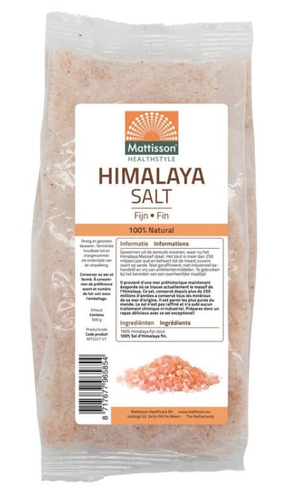 Mattisson Himalaya Zout Fijn Navulzak 500g