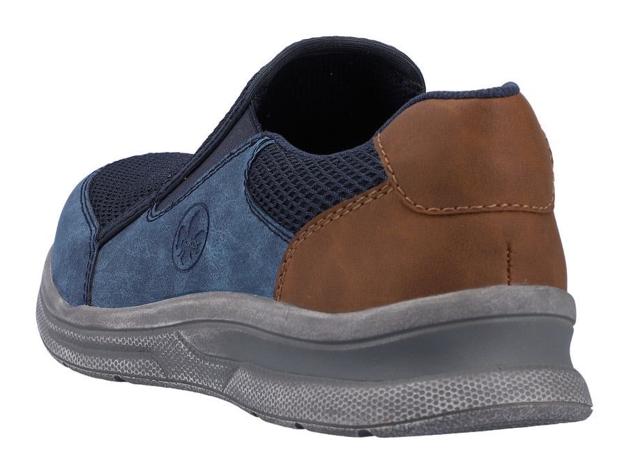 Rieker Slipper  Schlupfschuh, Freizeitschuh mit seitlichen Stretcheinsätzen, G-Weite