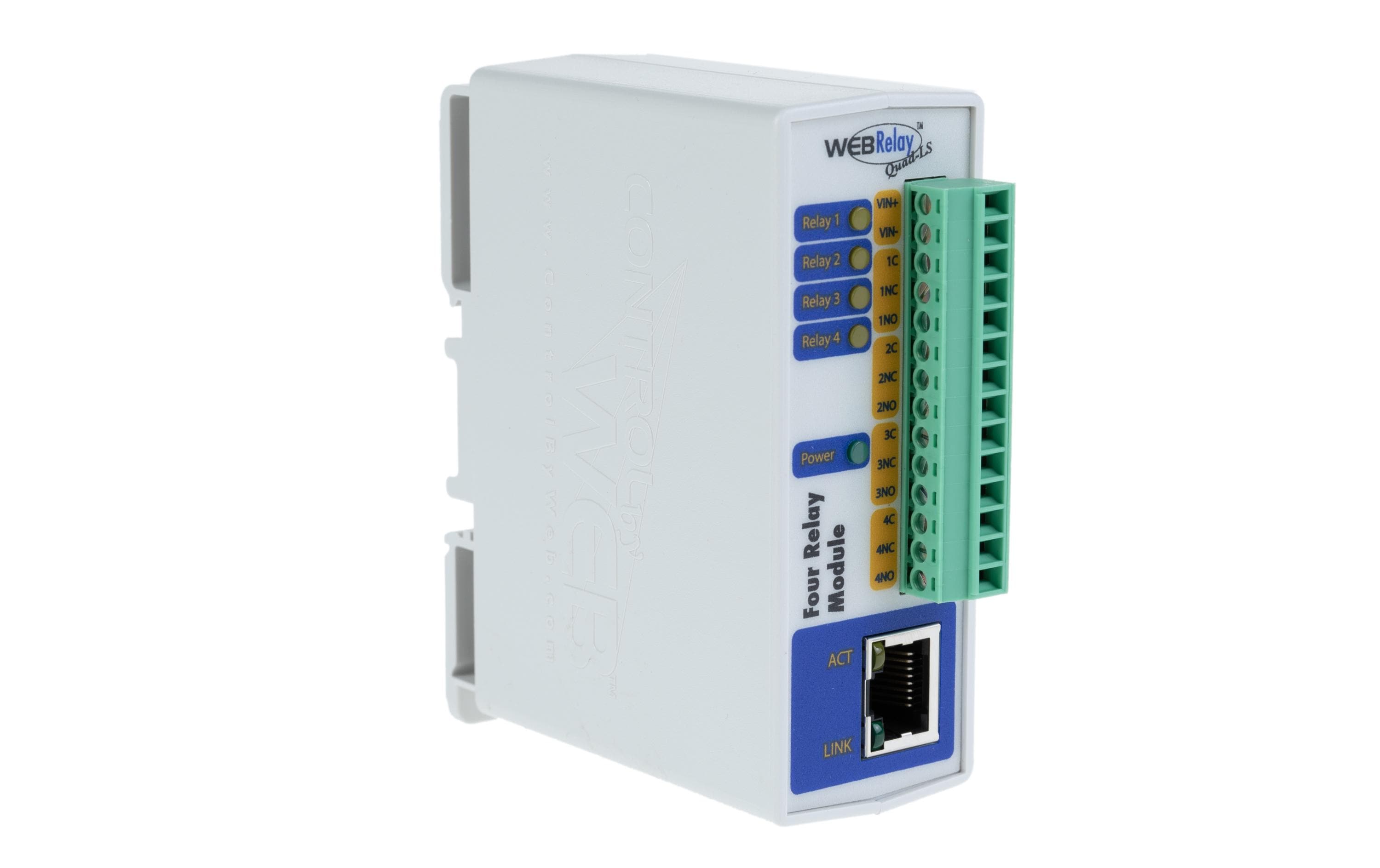 IP-Relais Extern 4 Ausgänge<br>WebRelay für EntryCom IP Pro, 4 Schaltausgänge + PoE (9137411E)