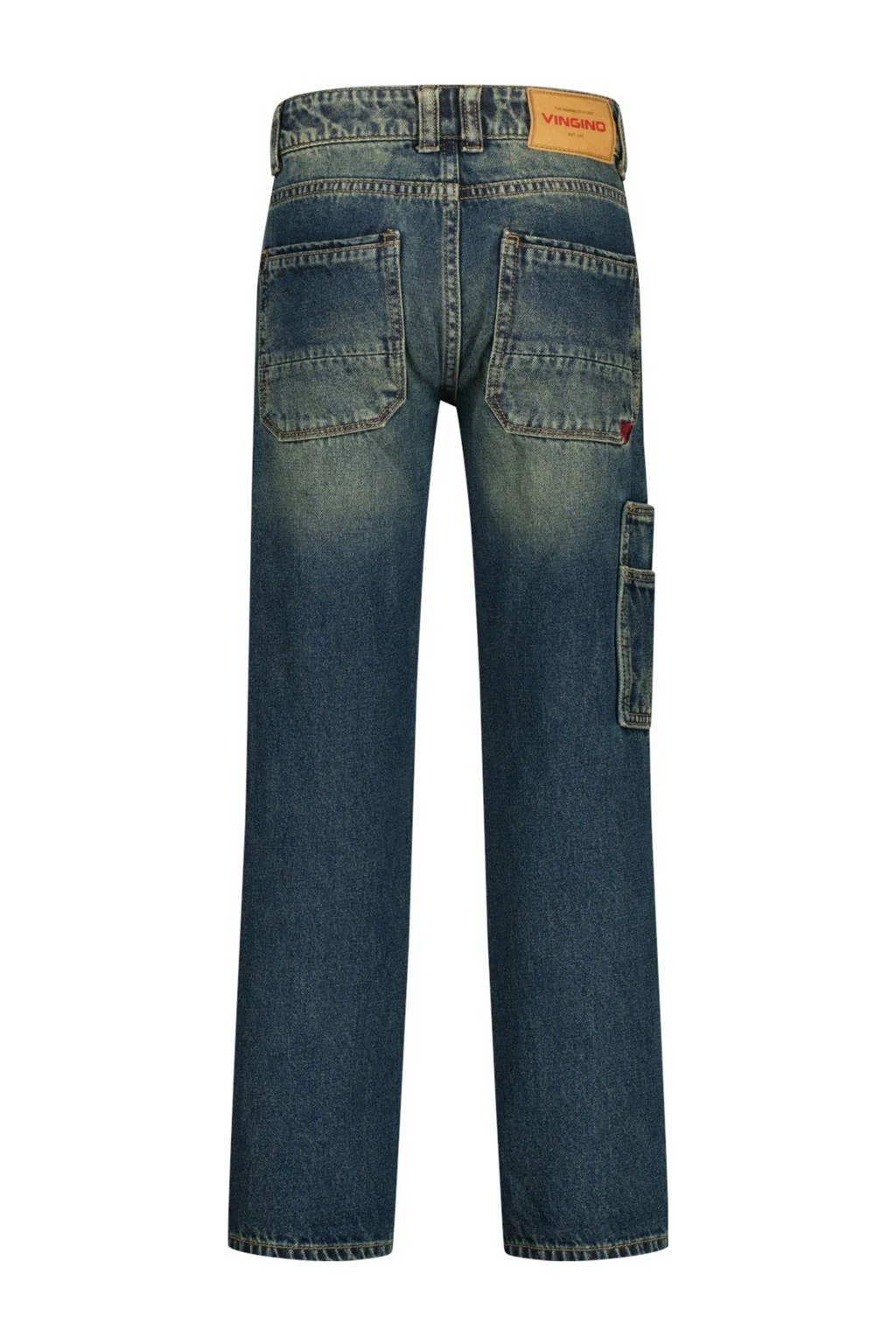 Vingino straight leg jeans dark blue denim