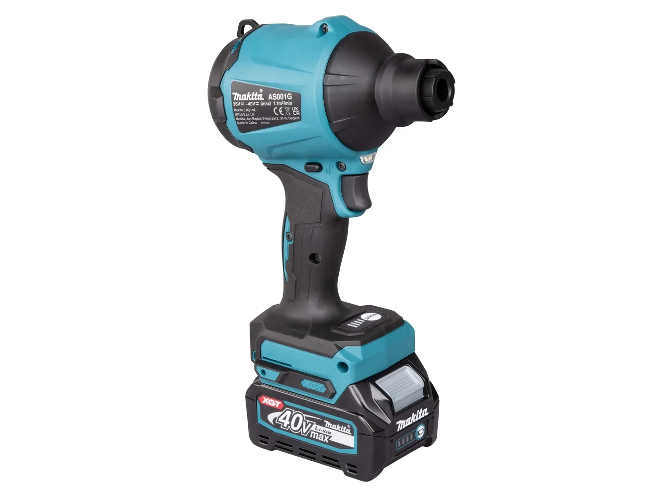Makita AS001GZ - Blæser - ledningfri - 0 - 1,1 m³/min - intet batteri - 40 V - SOLO
