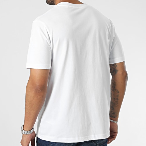 Tee Shirt Oversize Large Flèche Blanc Noir