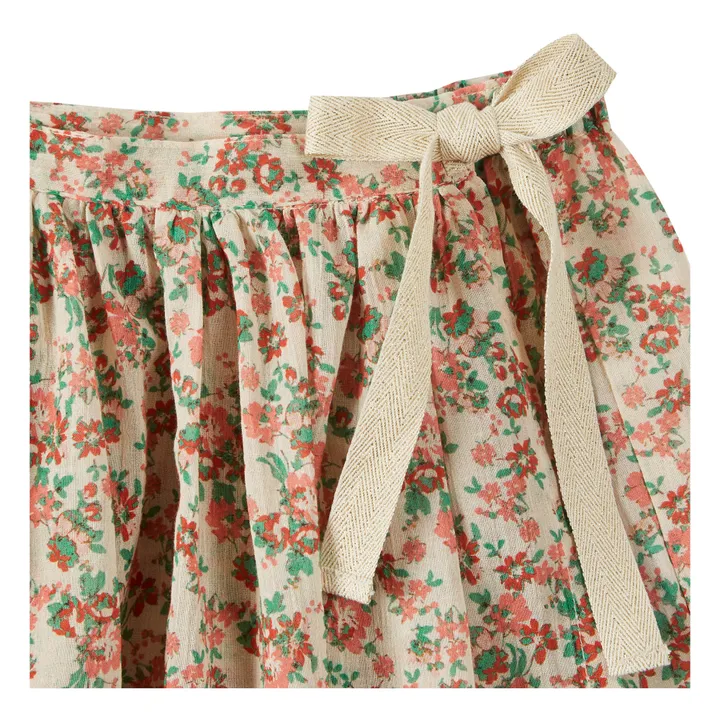 Emile et Ida Jupe Fleurs | Rose pâle