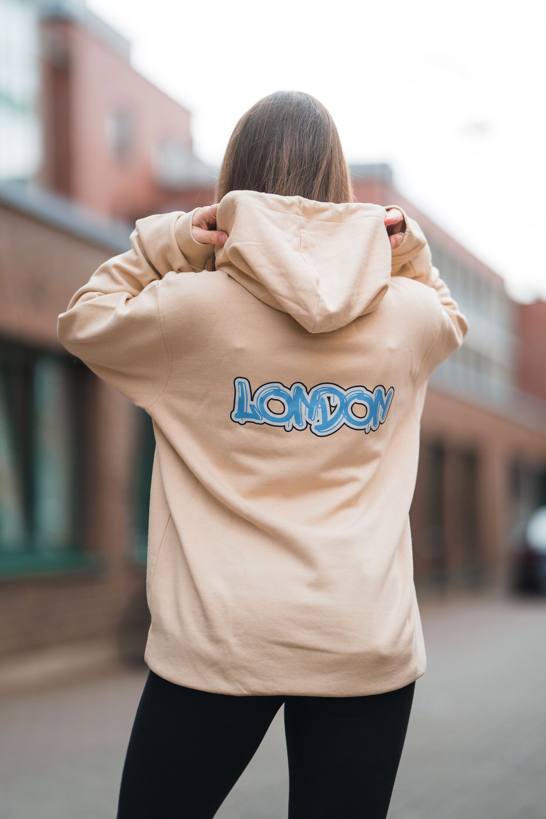 Cotton Prime® Hoodie Street Art London - Weltenbummler Kollektion