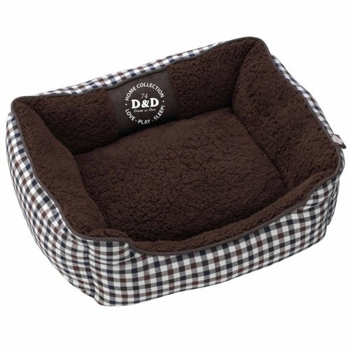 Almofada marrom em formato de cachorro