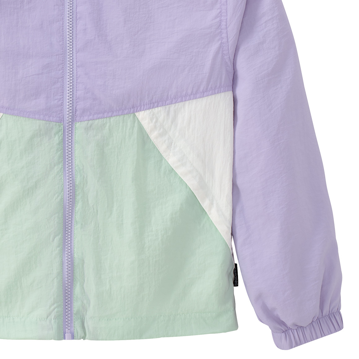 Beatwear Mädchen Jacke im Retro-Look helllila / mint / creme