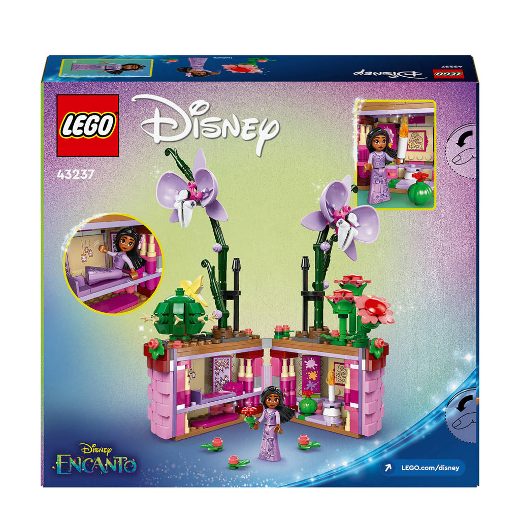 Zeer leuke en verrassende set!Encanto Isabela's bloempot Bouwbaar Speelgoed voor Kinderen 43237