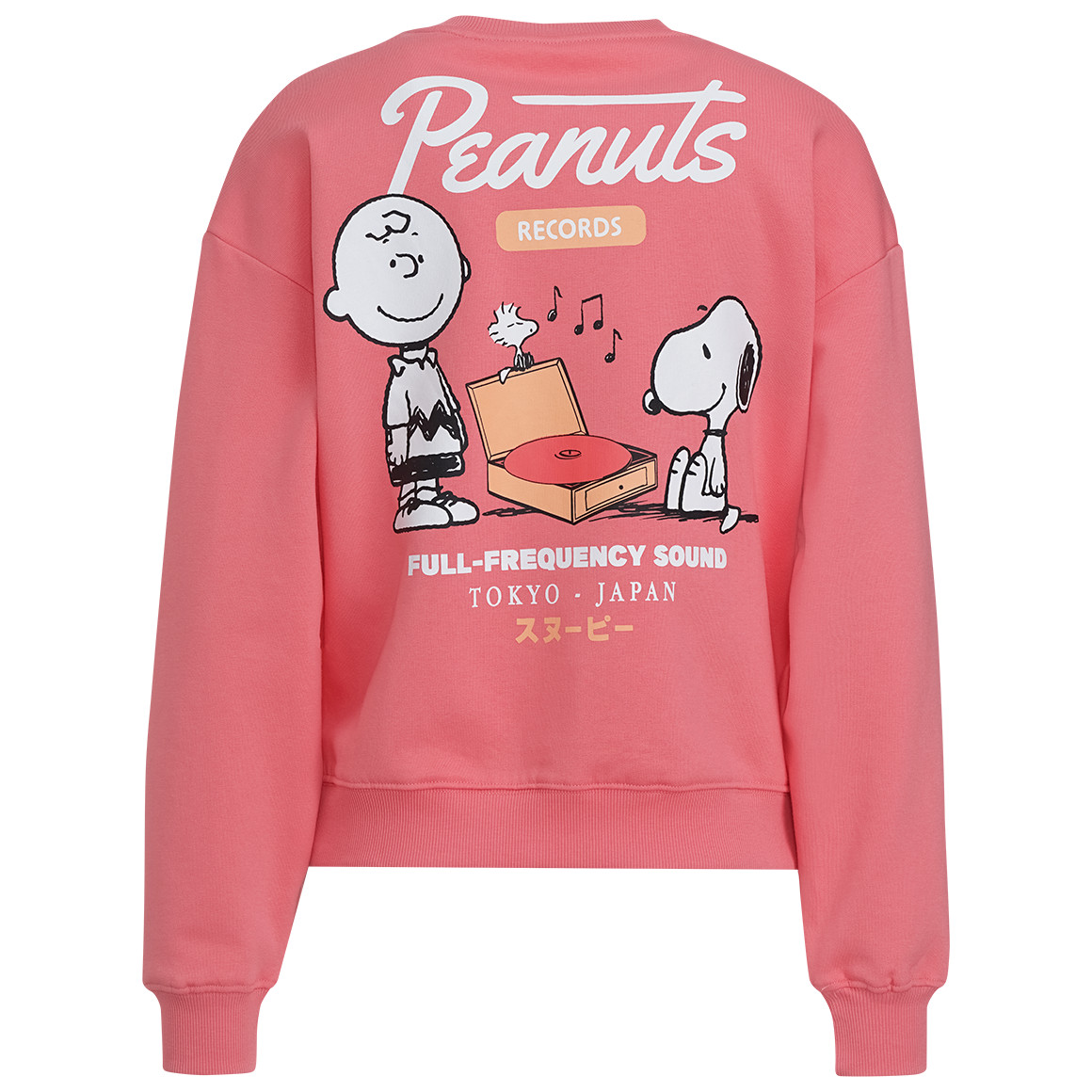 Jonas Nielsen Peanuts Sweatshirt mit Rückenprint rosa