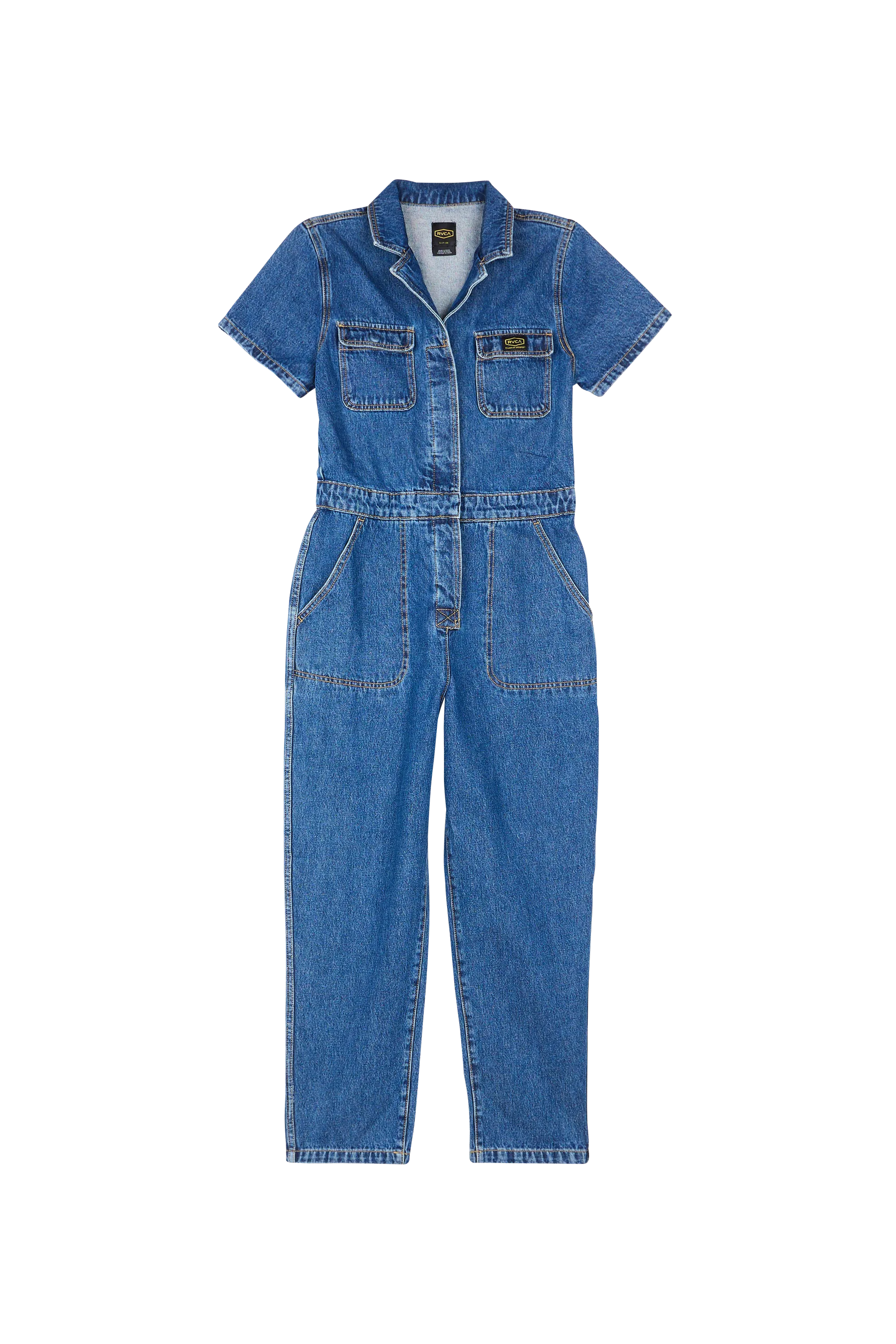 RVCA Combinaison REC DENIM JUMP  Bleu