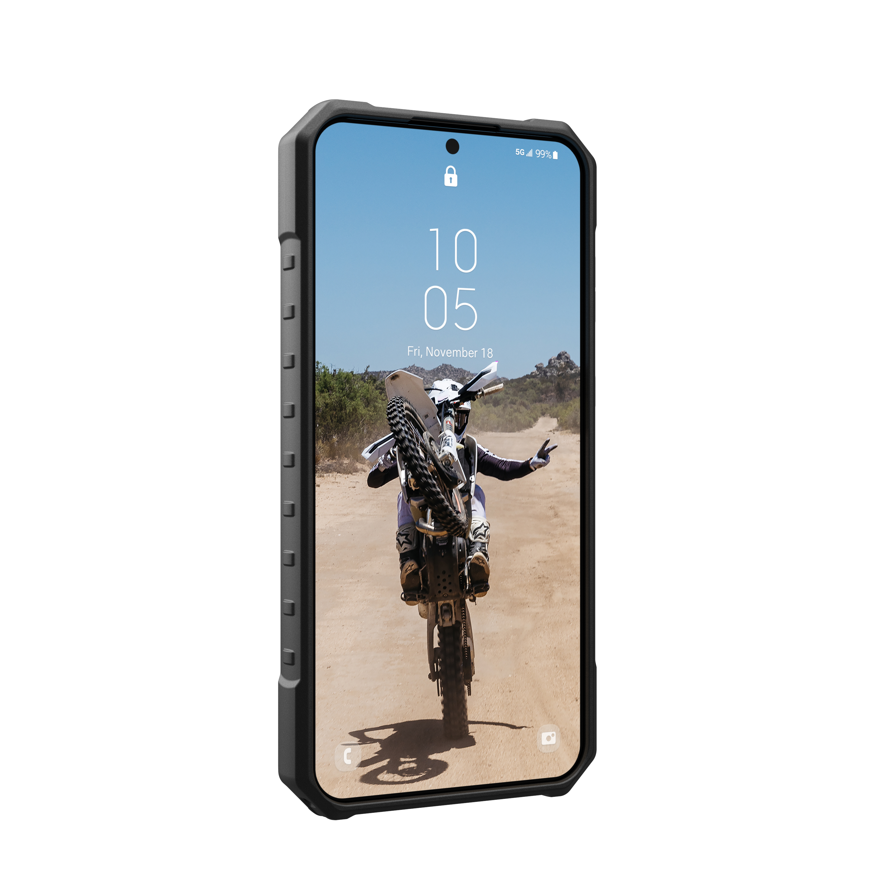 Samsung Galaxy S23 FE Schutzhülle Pathfinder (214410114040) - Schwarz