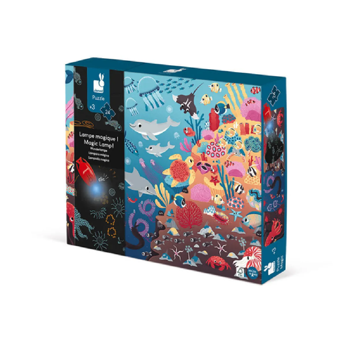Juratoys-Janod Janod Puzzle Magique Océan
