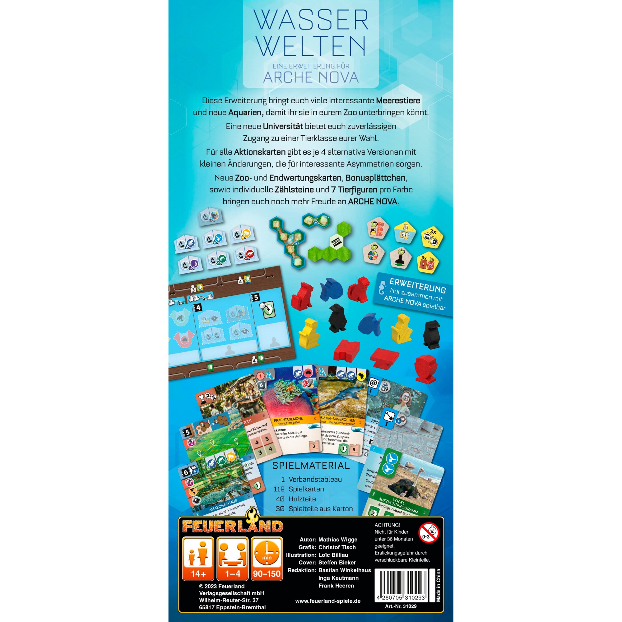 Pegasus Brettspiel Arche Nova: Wasserwelten