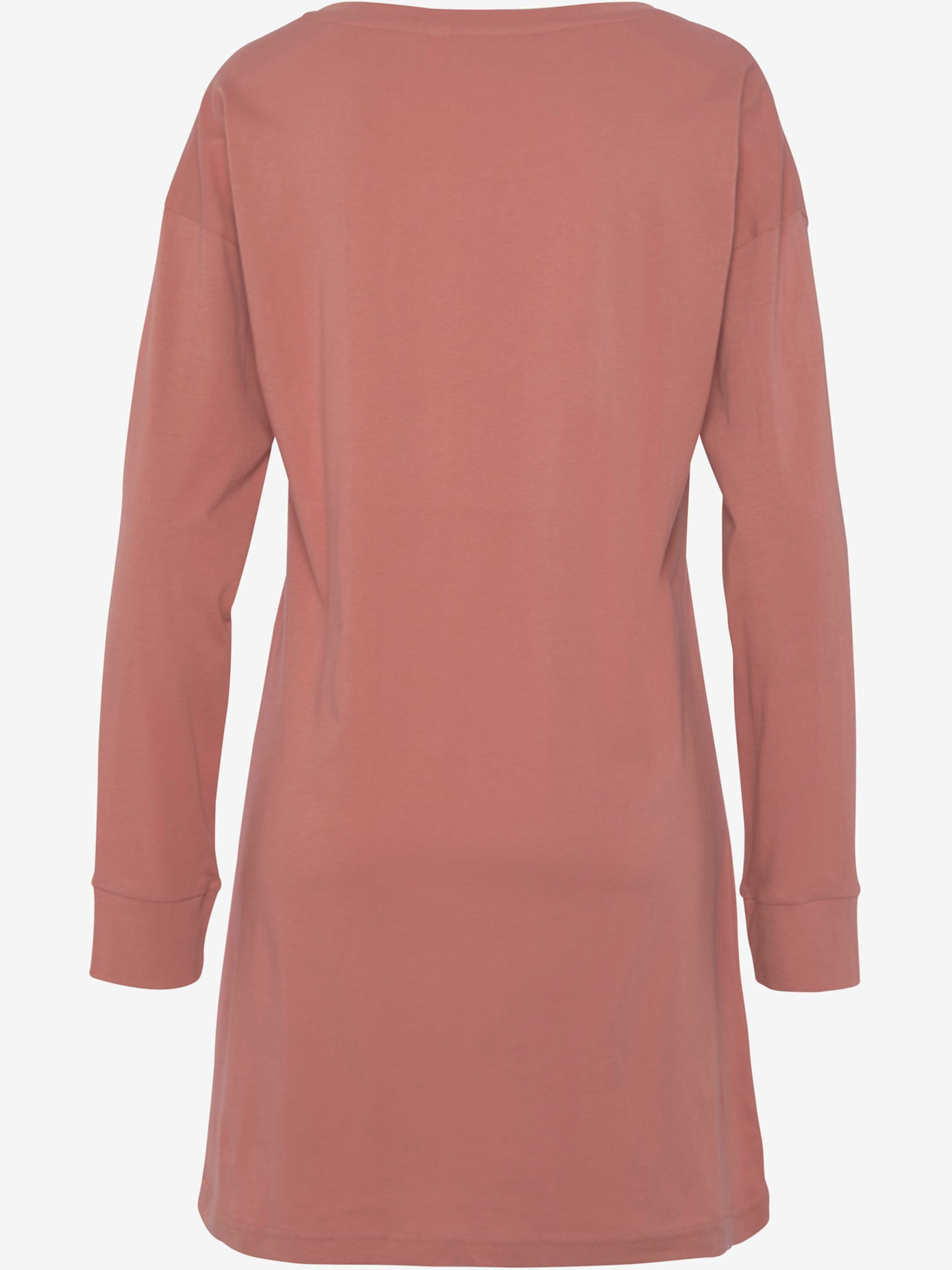 Chemise de nuit courte avec grand imprimé devant