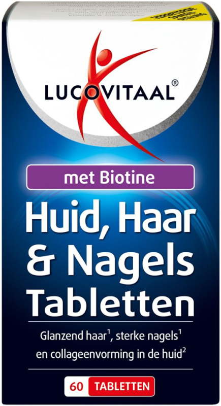 Lucovitaal Huid Haar Nagels 60 tabletten