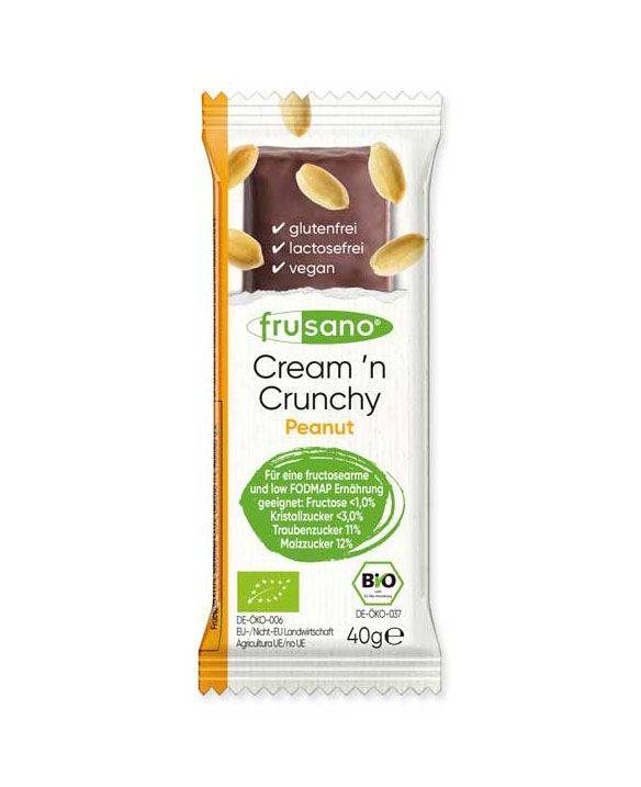 Frusano Cream´n Crunchy Peanut Riegel