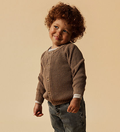 Lil' Atelier Cardigan - Strick - NmnEmlen - Sepia-Tönung