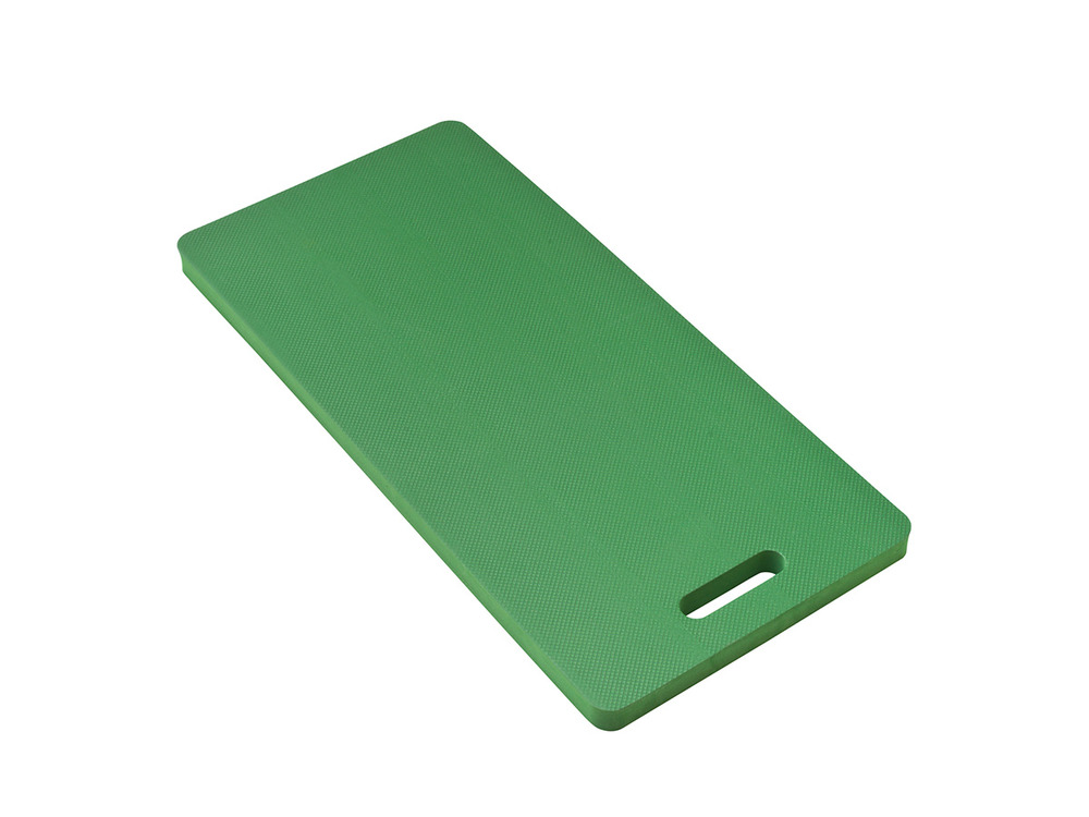 Coussin en mousse taille xl, protège-genoux, coloris vert - 80 x 38 x 3 cm